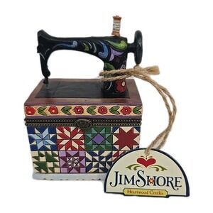 Jim Shore Create A Life‎ Sew Beautiful 4014697 Heartwood Creek 2009 Trinket Box